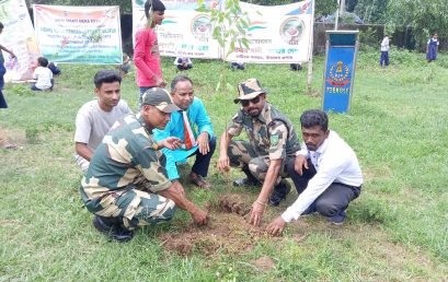 Social Forestation in Collaboration With BSF Commandant